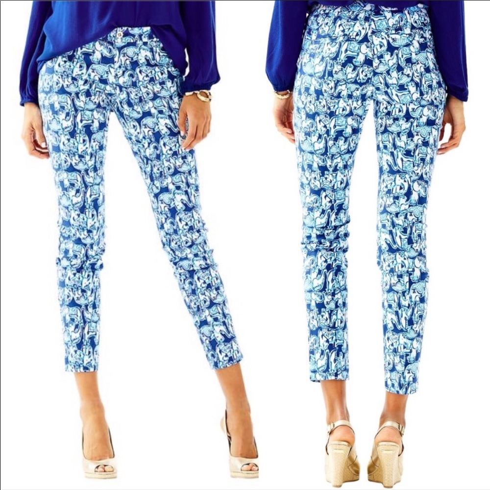 Lilly Pulitzer Kelly Pants in 🐘Get Trunky🐘